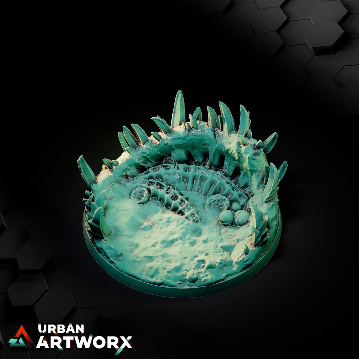 Tabletop Bases - Txarli Factory - Alien Bases Bases Txarli Factory Round 80mm 