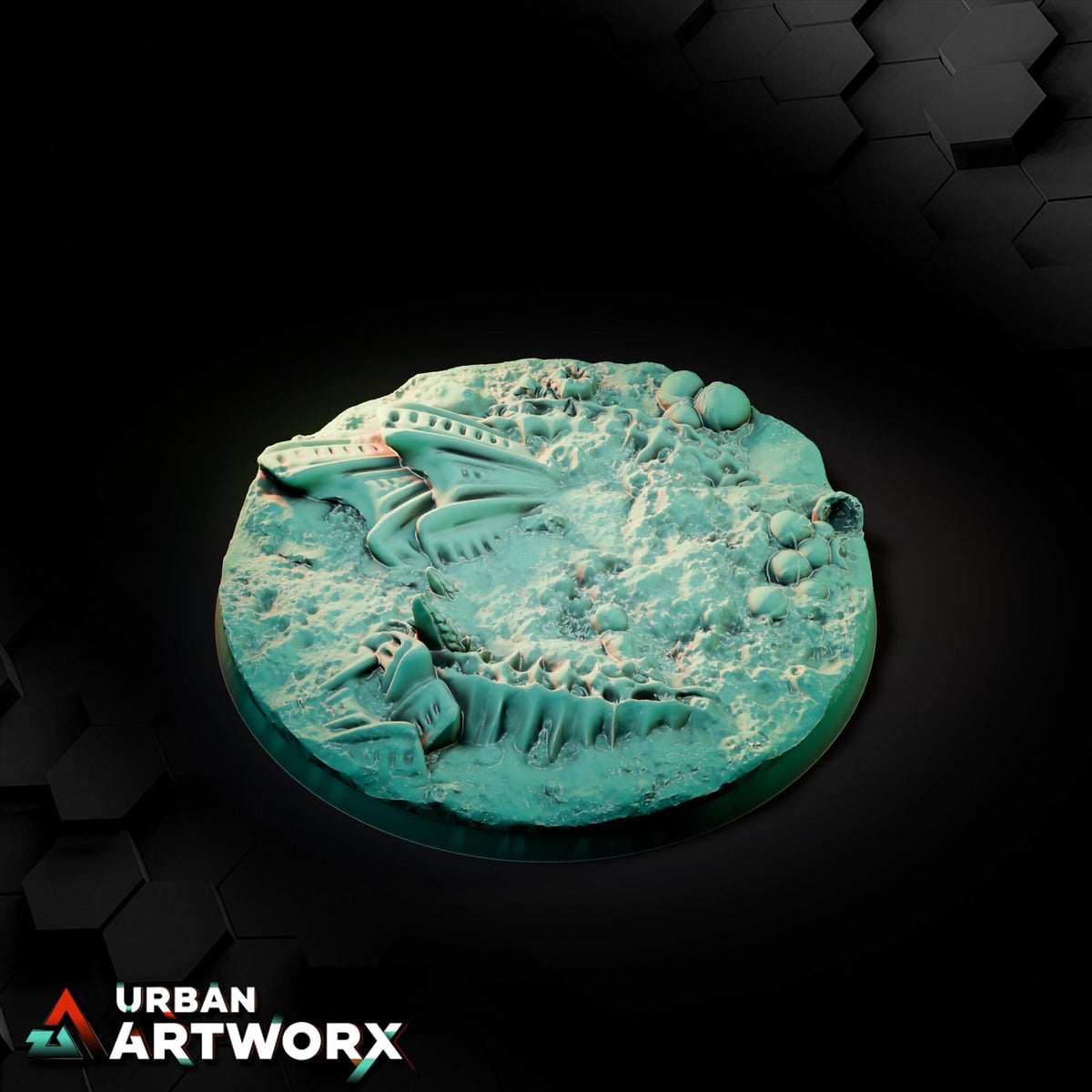 Tabletop Bases - Txarli Factory - Alien Bases Bases Txarli Factory Round 90mm 