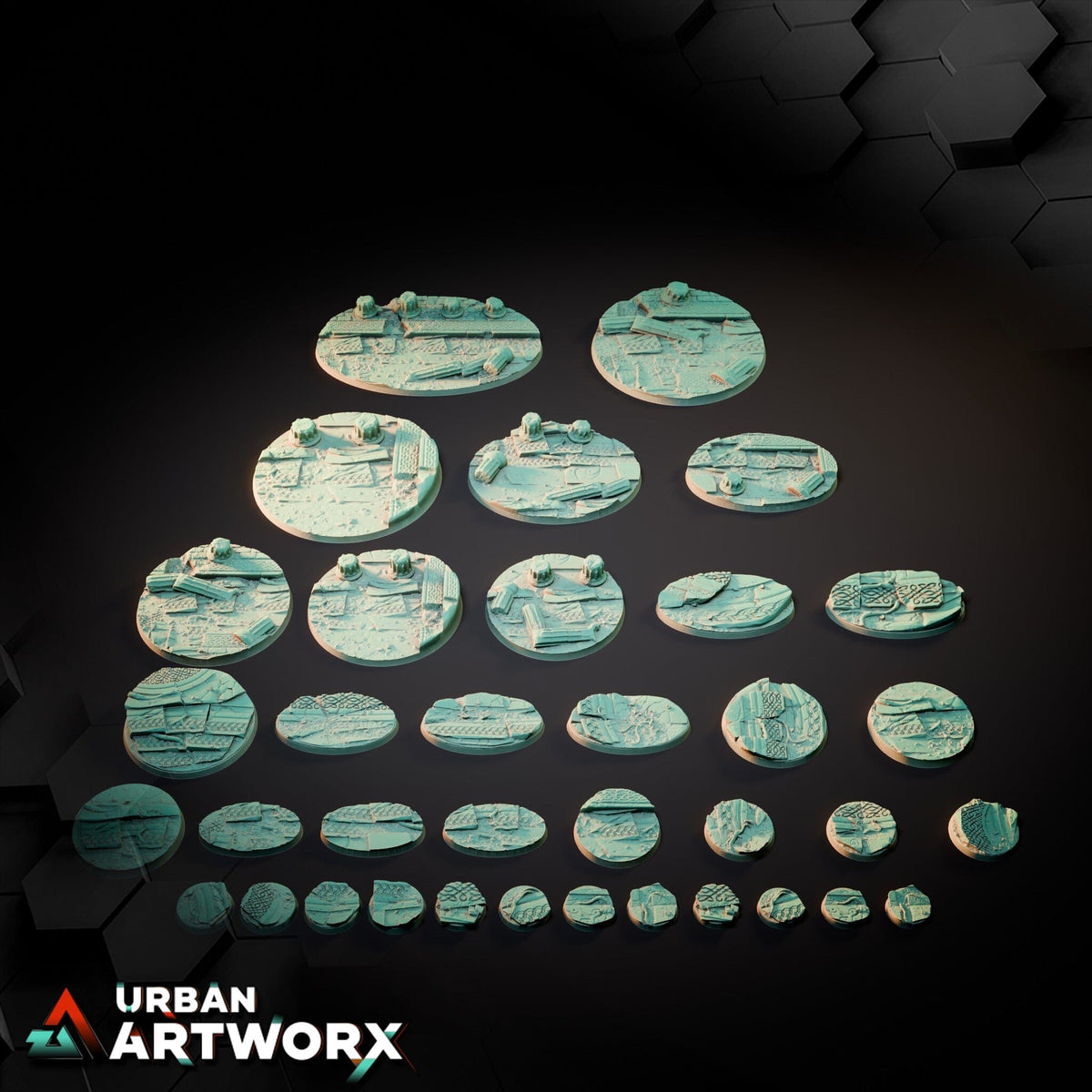Tabletop Bases - Txarli Factory - Ancestral Ruins Bases Bases Txarli Factory 
