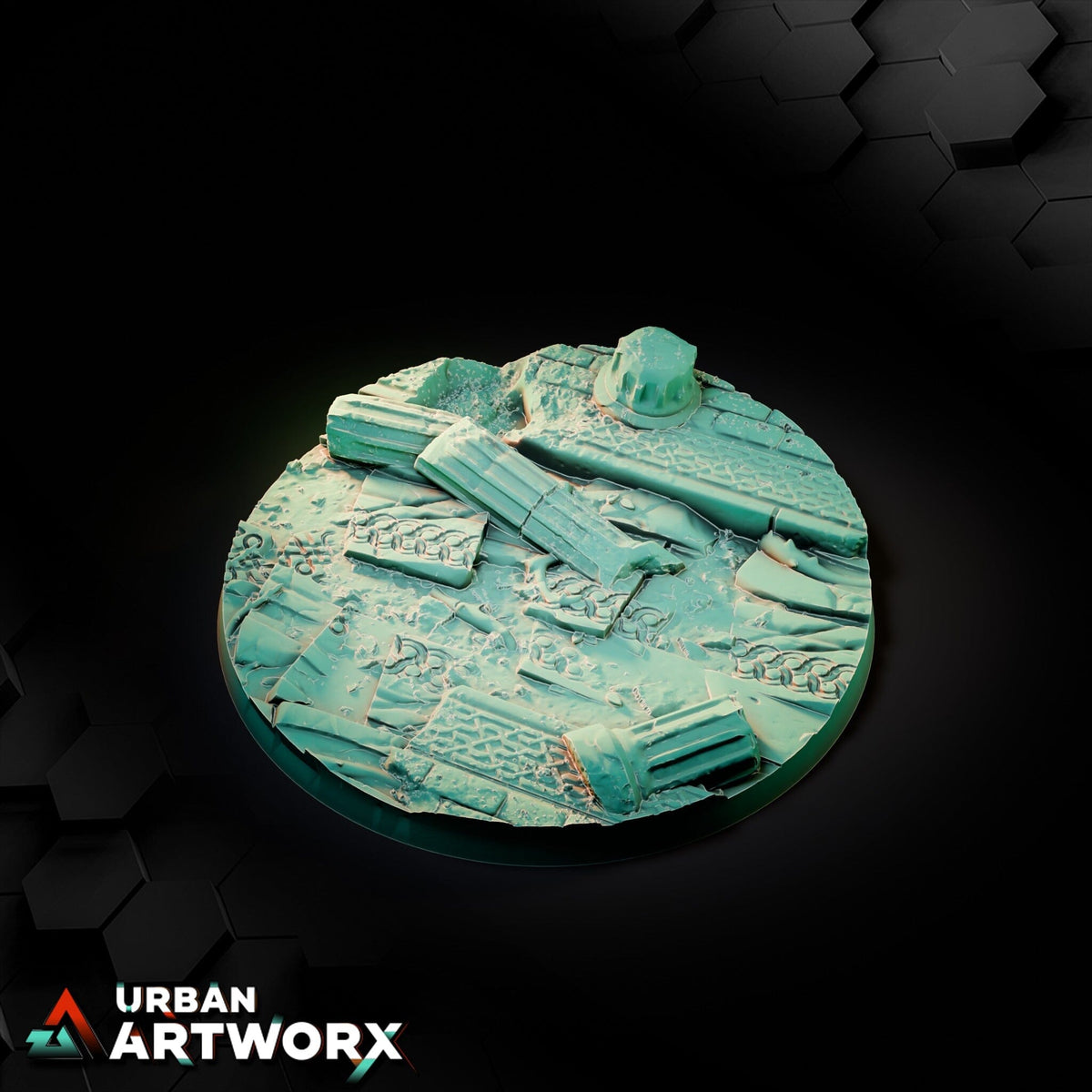 Tabletop Bases - Txarli Factory - Ancestral Ruins Bases Bases Txarli Factory Round 100mm 