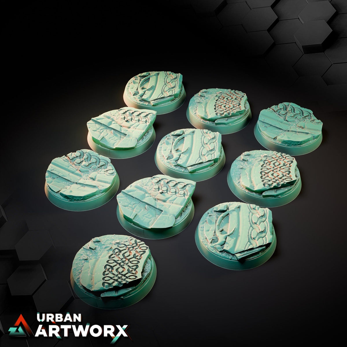 Tabletop Bases - Txarli Factory - Ancestral Ruins Bases Bases Txarli Factory Round 32mm (10) 