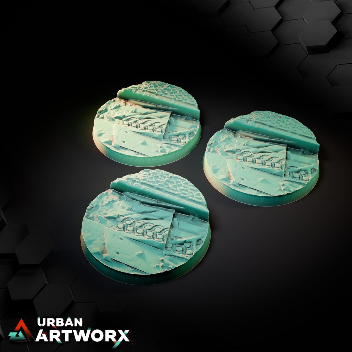 Tabletop Bases - Txarli Factory - Ancestral Ruins Bases Bases Txarli Factory Round 50mm (3) 