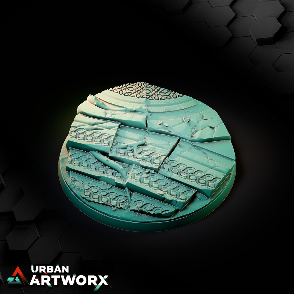 Tabletop Bases - Txarli Factory - Ancestral Ruins Bases Bases Txarli Factory Round 80mm 