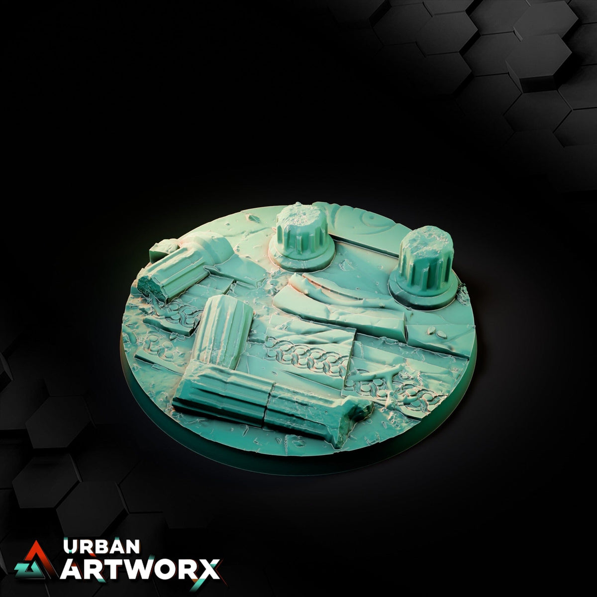 Tabletop Bases - Txarli Factory - Ancestral Ruins Bases Bases Txarli Factory Round 90mm 