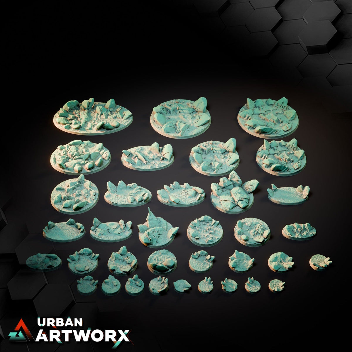 Tabletop Bases - Txarli Factory - Chaos Hell Bases Bases Txarli Factory 