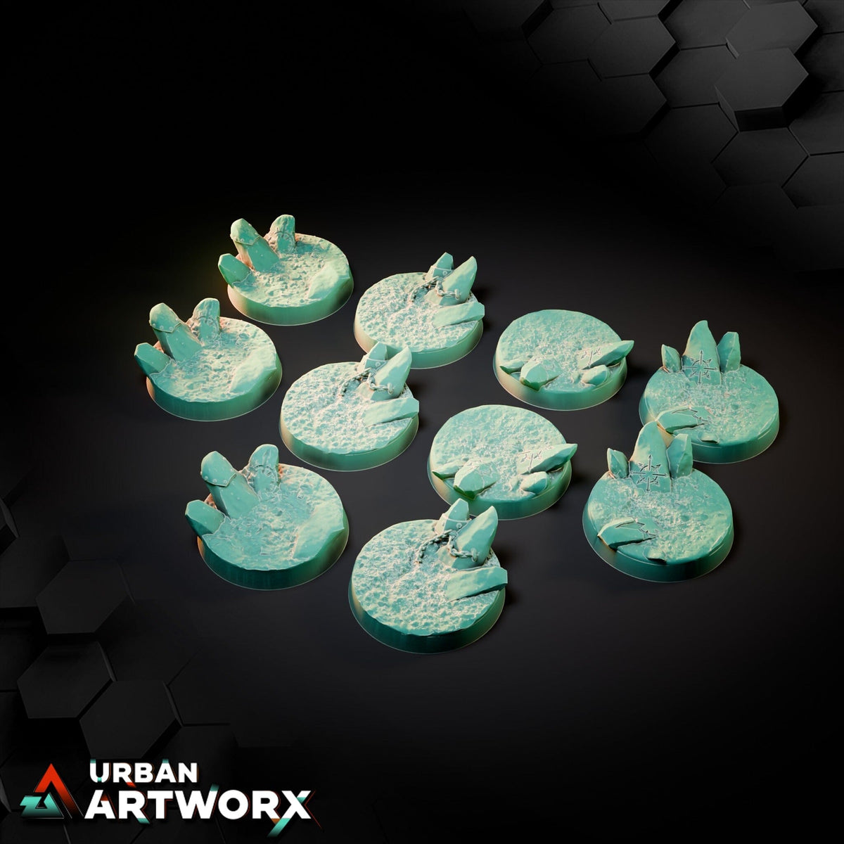 Tabletop Bases - Txarli Factory - Chaos Hell Bases Bases Txarli Factory Round 25mm (10) 
