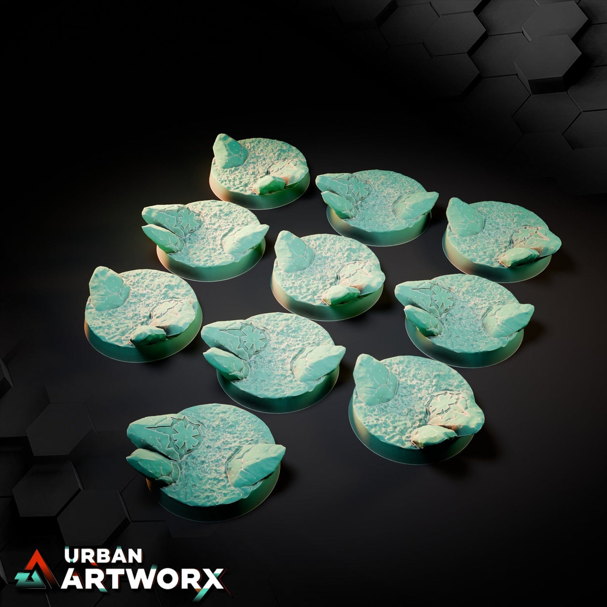 Tabletop Bases - Txarli Factory - Chaos Hell Bases Bases Txarli Factory Round 28mm (10) 