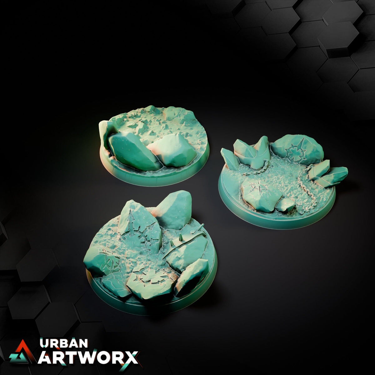 Tabletop Bases - Txarli Factory - Chaos Hell Bases Bases Txarli Factory Round 50mm (3) 