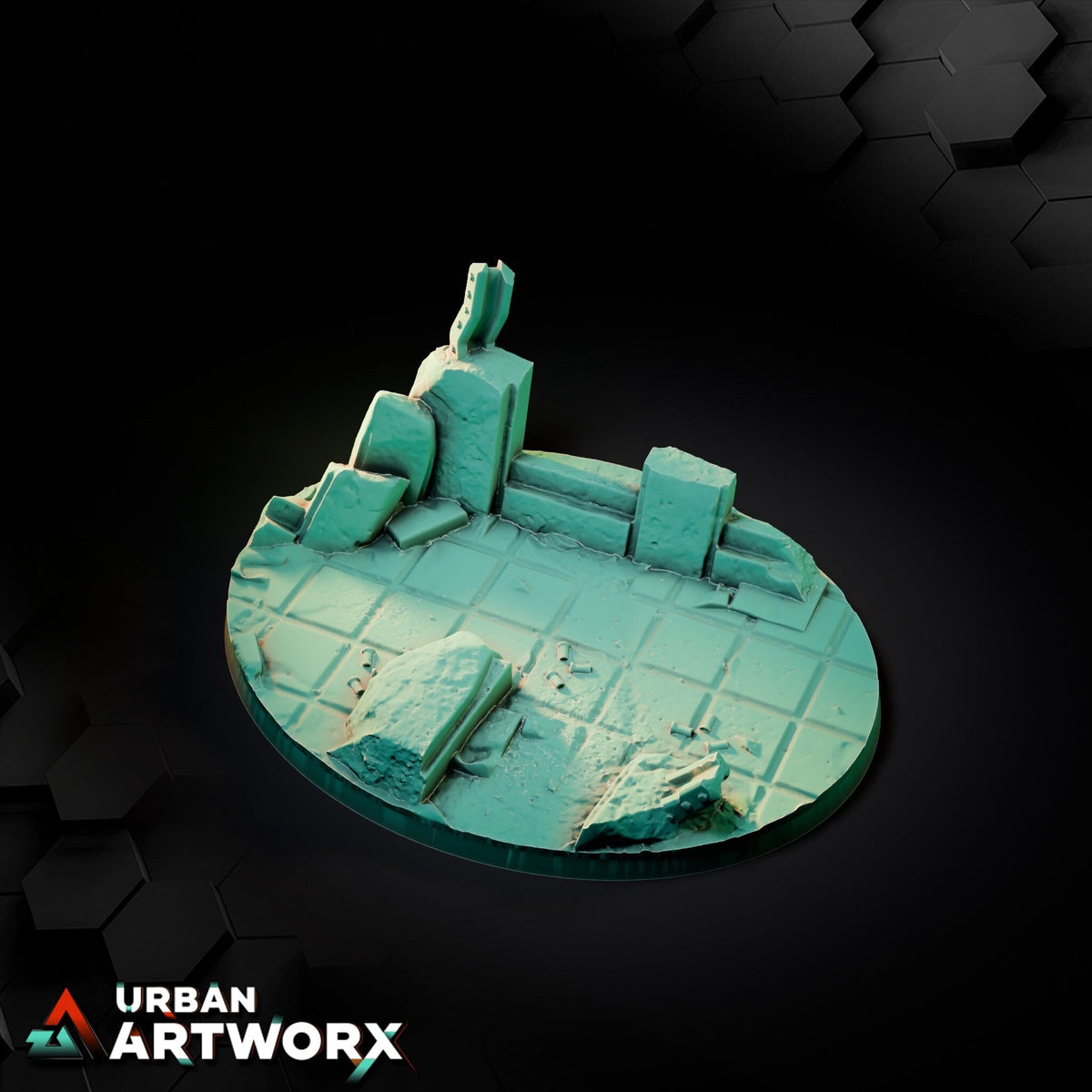 Tabletop Bases - Txarli Factory - City Ruins Bases Bases Txarli Factory Oval 120x92mm 