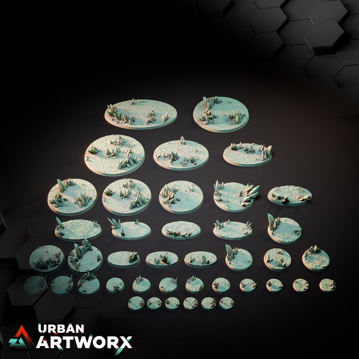 Tabletop Bases - Txarli Factory - Crystal Bases Bases Txarli Factory 