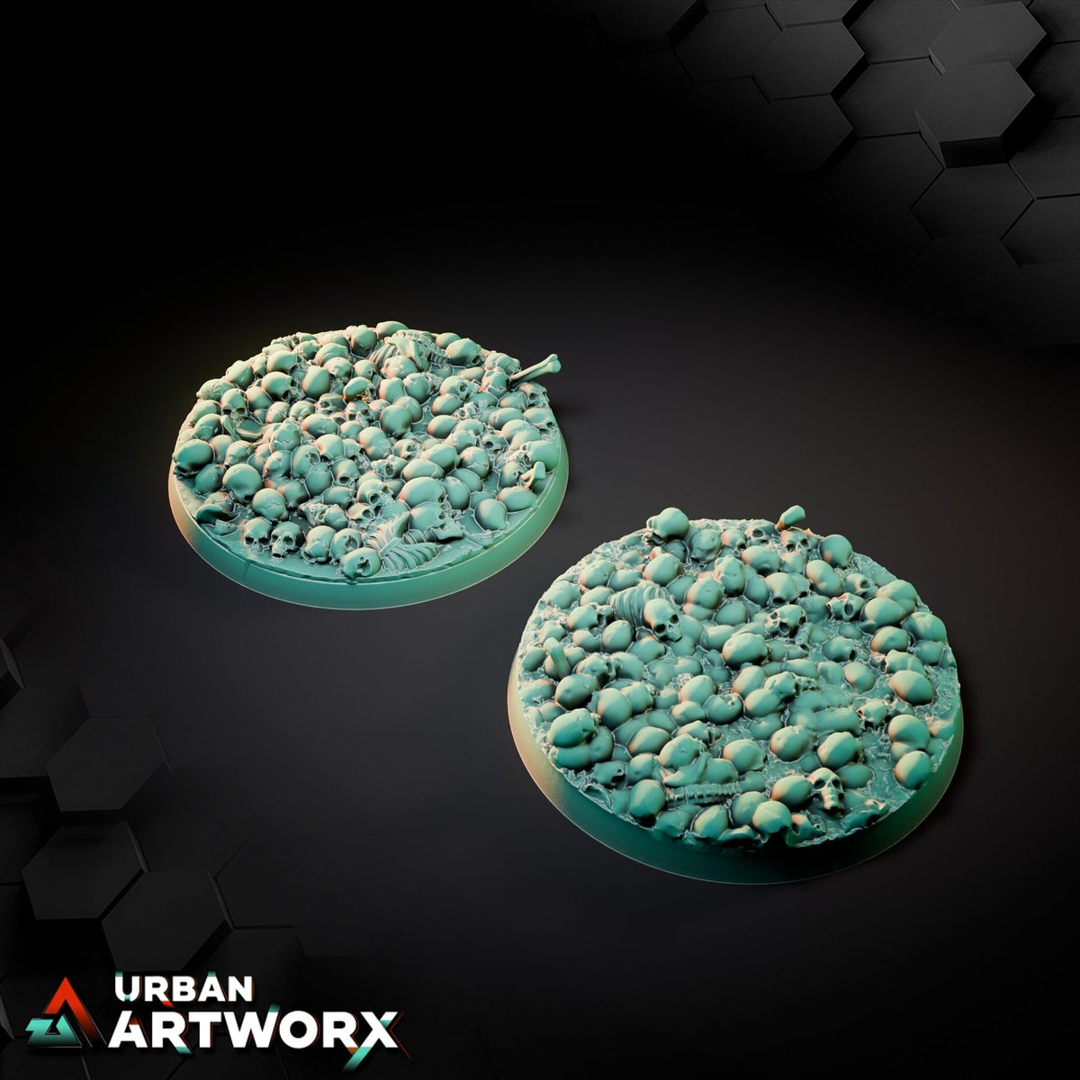 Tabletop Bases - Txarli Factory - Death Skulls Bases Bases Txarli Factory Round 60mm (2) 