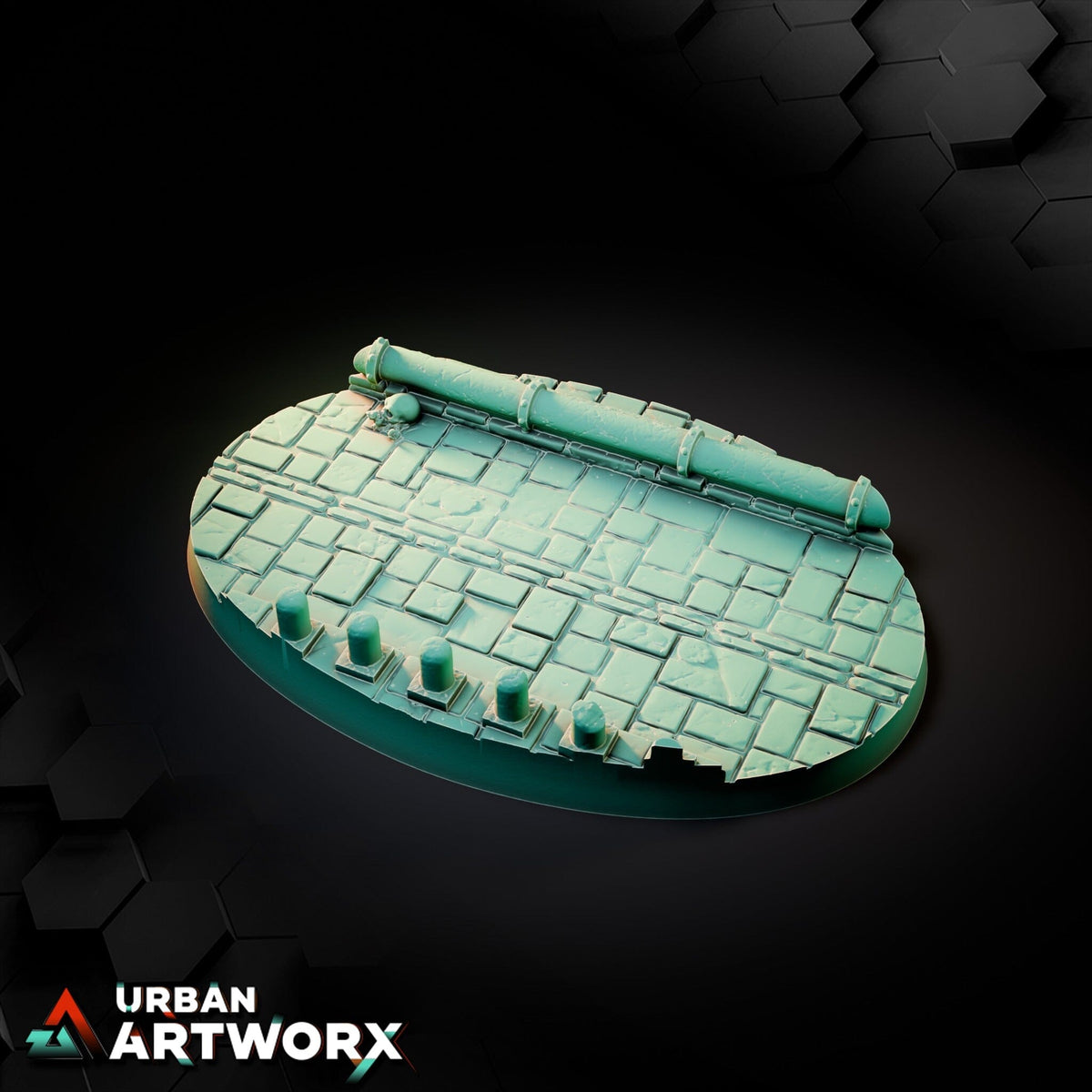 Tabletop Bases - Txarli Factory - Dungeon Bases Bases Txarli Factory Oval 105x70mm 