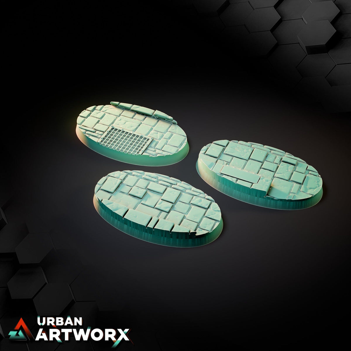 Tabletop Bases - Txarli Factory - Dungeon Bases Bases Txarli Factory Oval 60x35mm (3) 