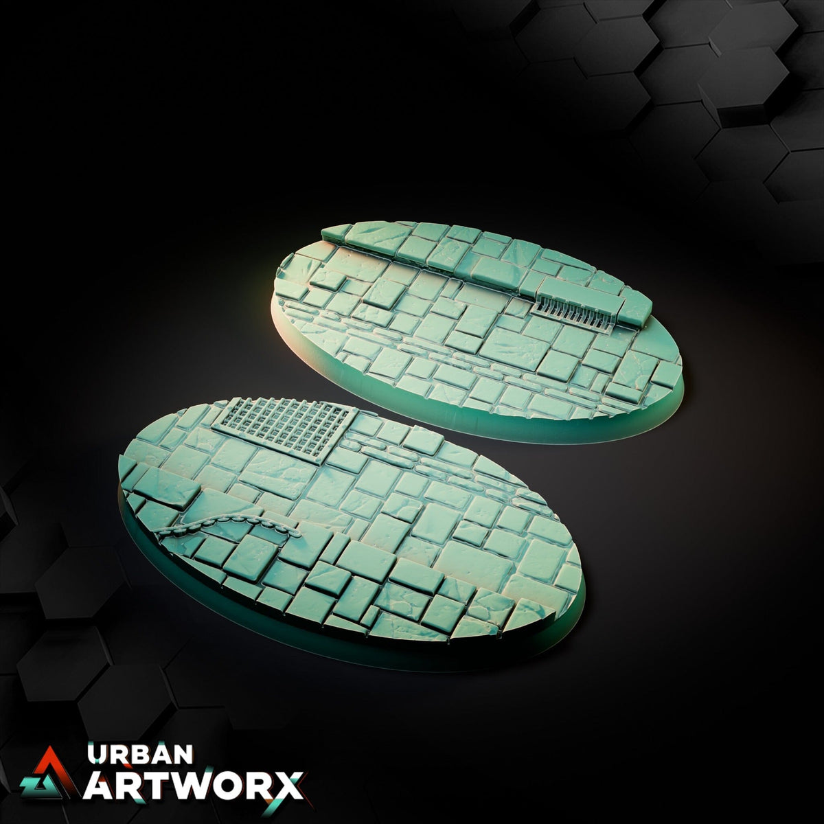Tabletop Bases - Txarli Factory - Dungeon Bases Bases Txarli Factory Oval 90x52mm (2) 