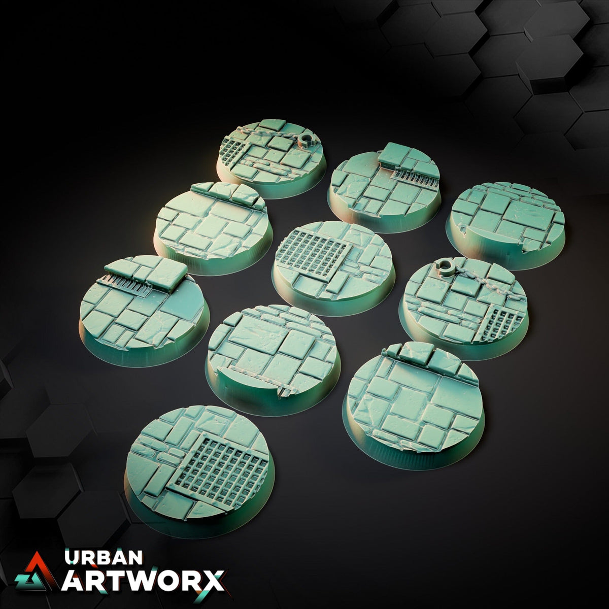 Tabletop Bases - Txarli Factory - Dungeon Bases Bases Txarli Factory Round 32mm (10) 