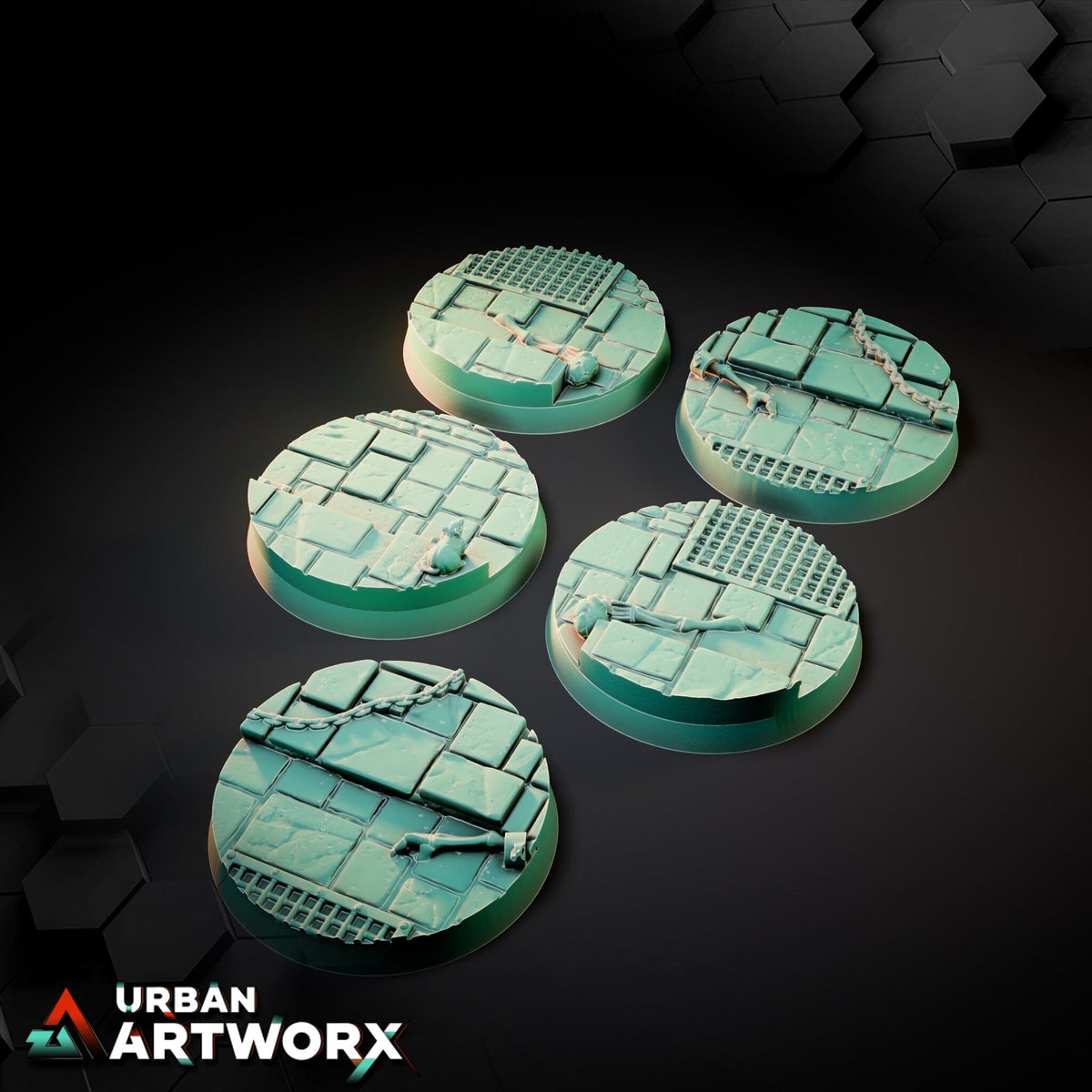 Tabletop Bases - Txarli Factory - Dungeon Bases Bases Txarli Factory Round 40mm (5) 