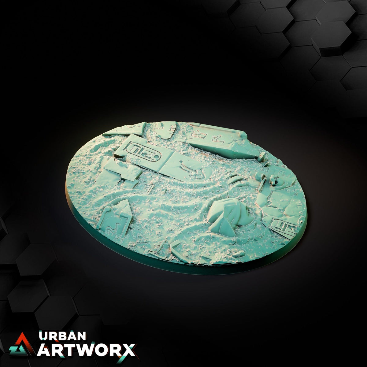 Tabletop Bases - Txarli Factory - Egyptian Bases Bases Txarli Factory Oval 120x92mm 