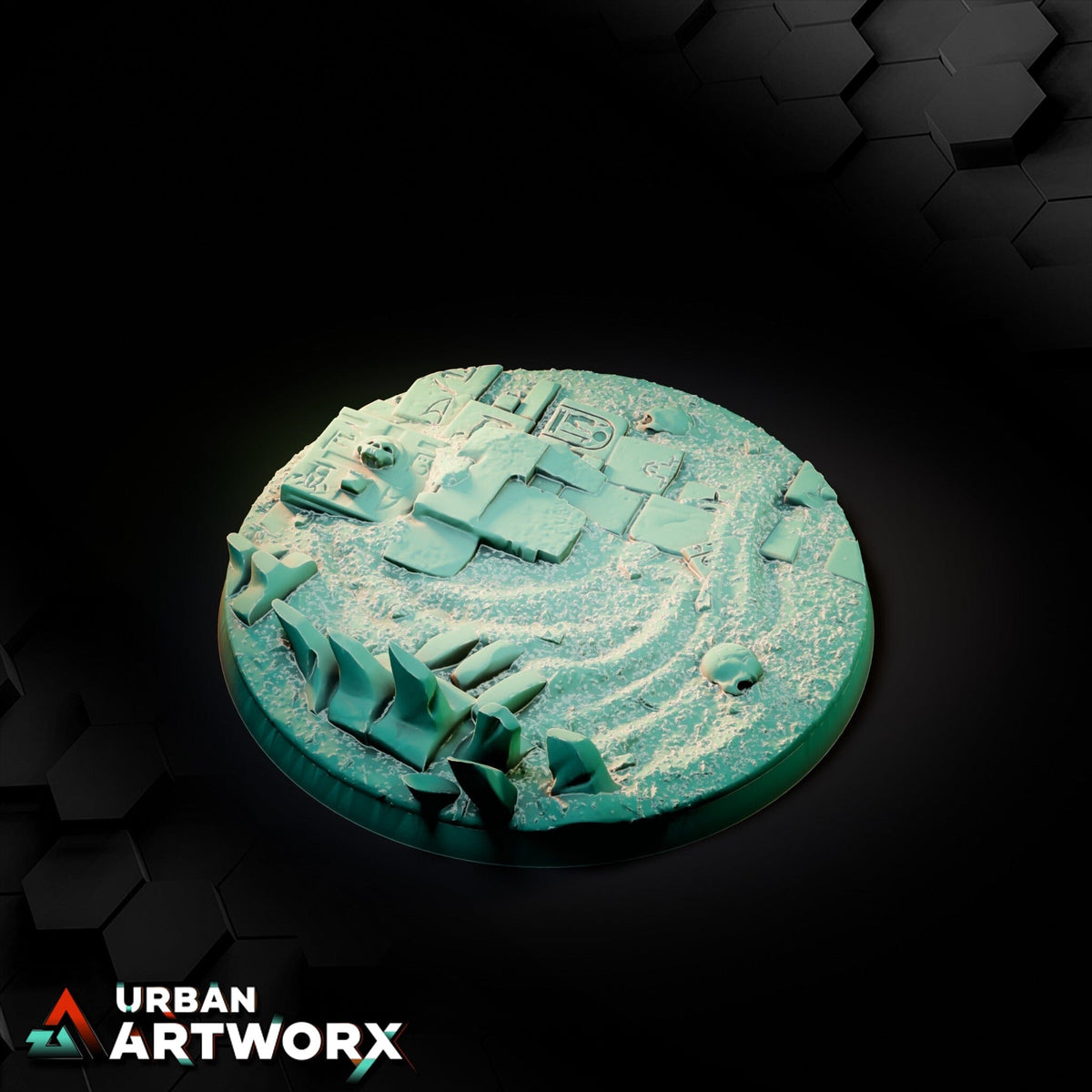 Tabletop Bases - Txarli Factory - Egyptian Bases Bases Txarli Factory Round 80mm 