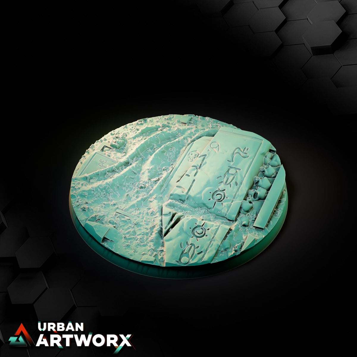 Tabletop Bases - Txarli Factory - Egyptian Bases Bases Txarli Factory Round 90mm 