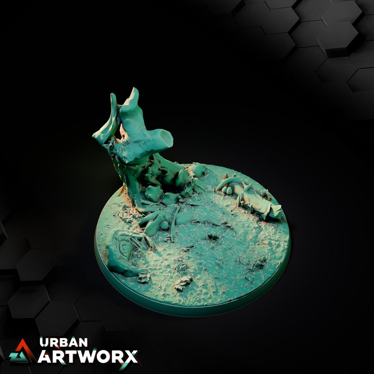 Tabletop Bases - Txarli Factory - Forest Bases Bases Txarli Factory Round 80mm 