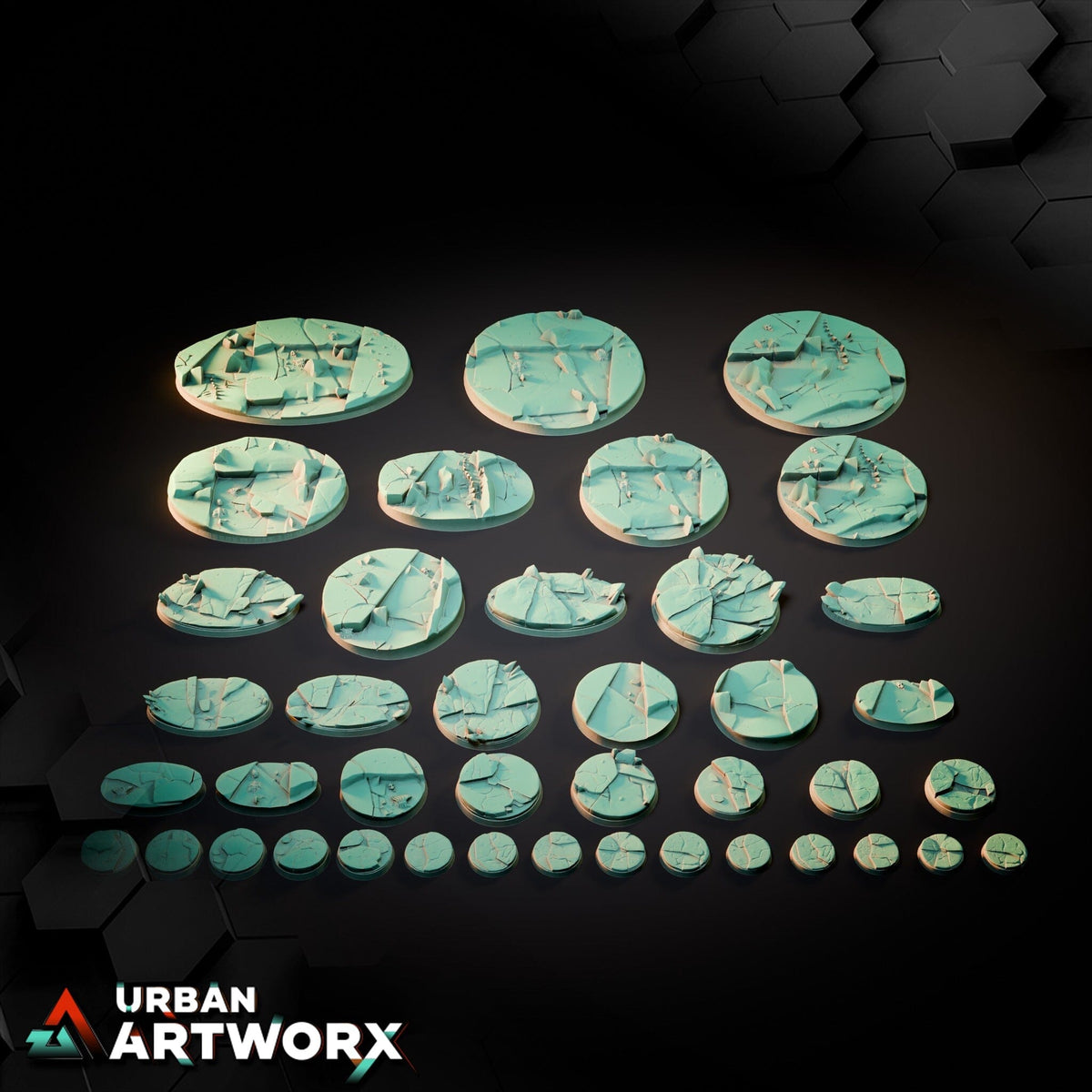 Tabletop Bases - Txarli Factory - Frozen Bases Bases Txarli Factory 
