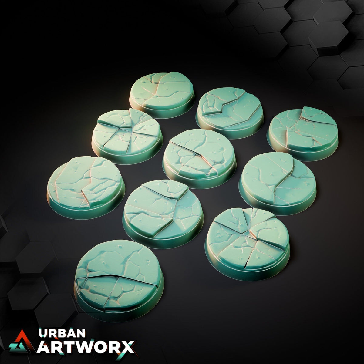 Tabletop Bases - Txarli Factory - Frozen Bases Bases Txarli Factory Round 25mm (10) 