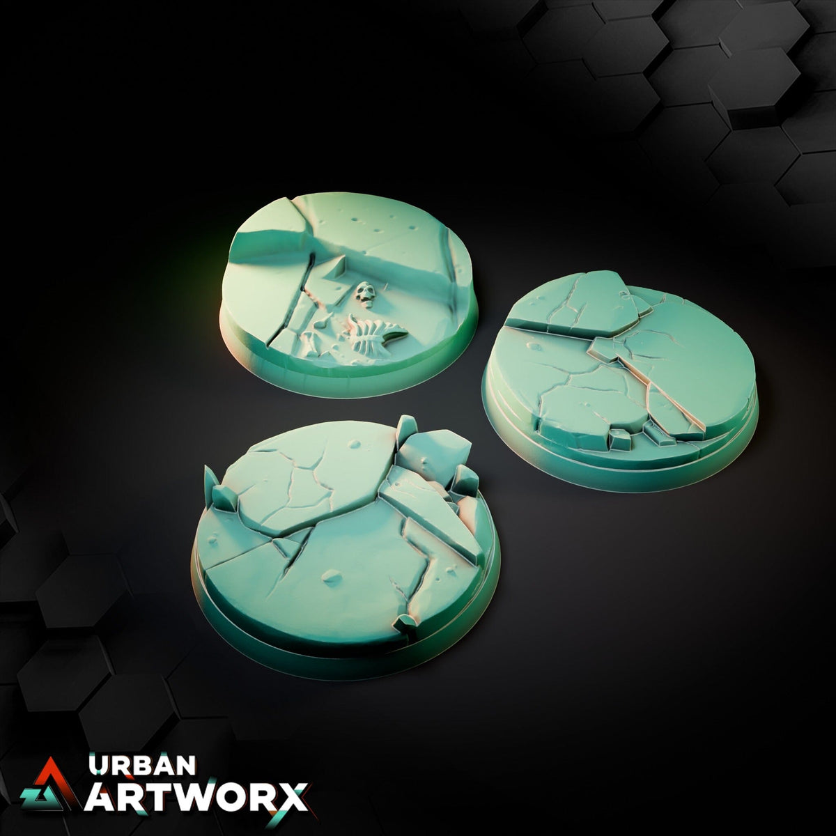 Tabletop Bases - Txarli Factory - Frozen Bases Bases Txarli Factory Round 50mm (3) 