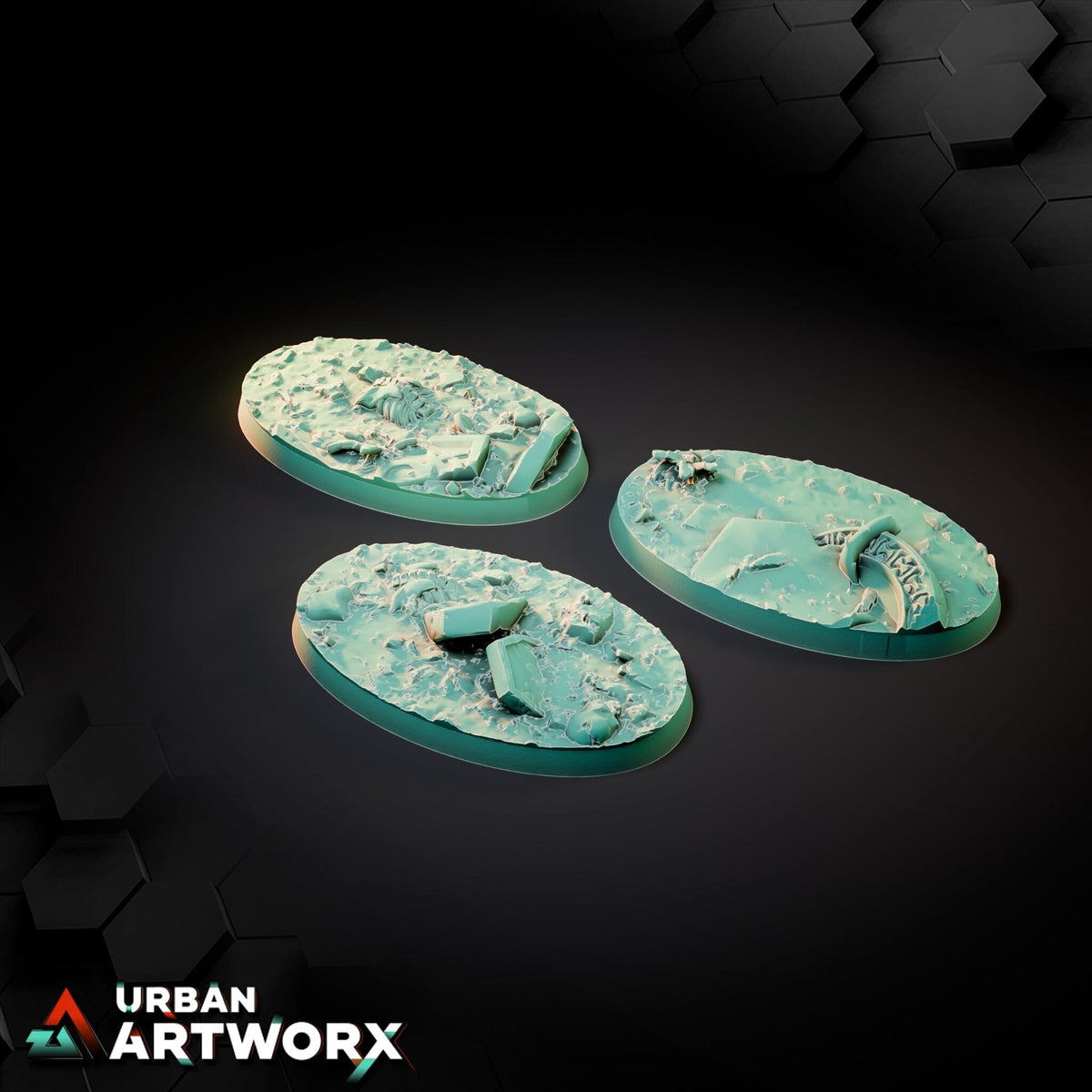 Tabletop Bases - Txarli Factory - Graveyard Bases Bases Txarli Factory Oval 60x35mm (3) 