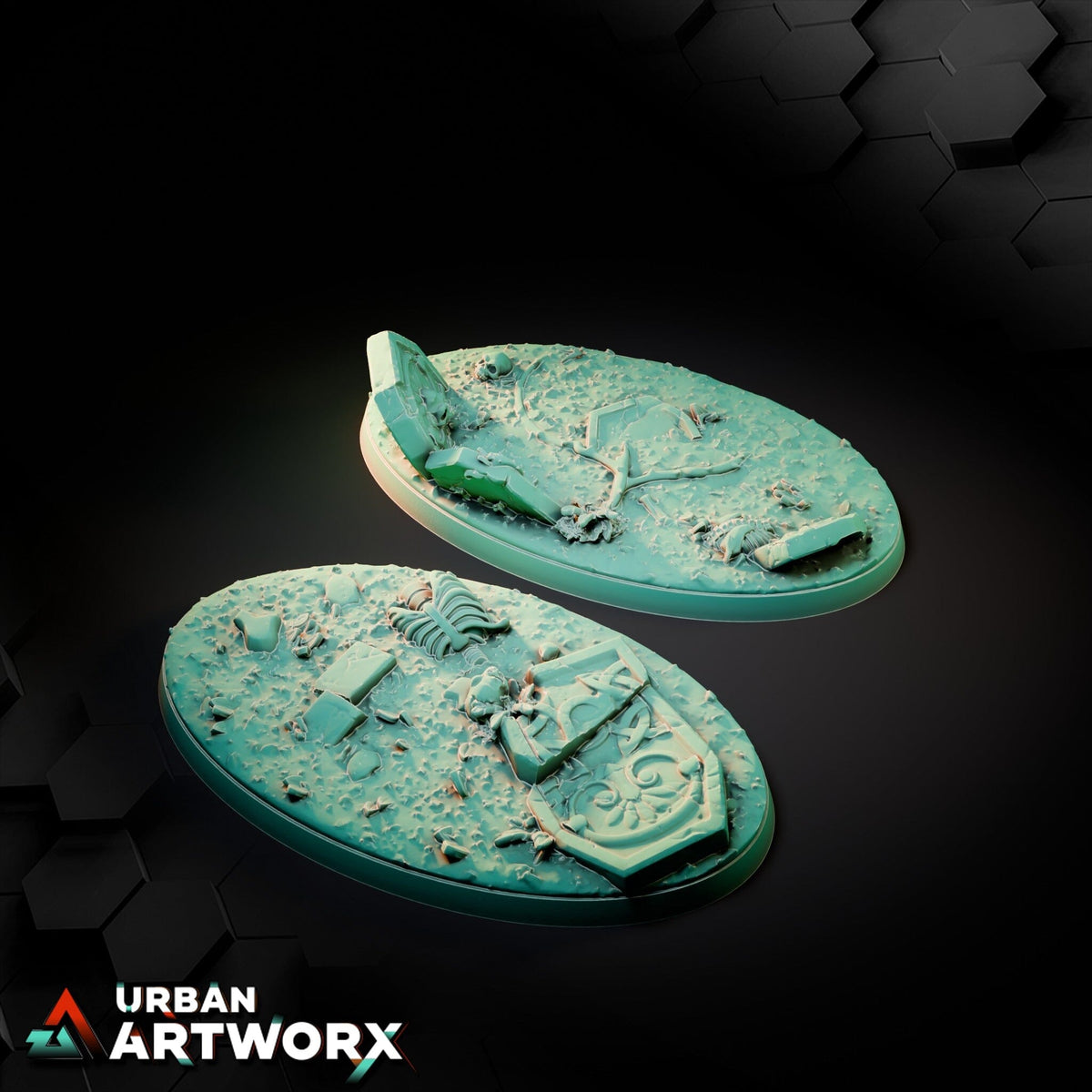 Tabletop Bases - Txarli Factory - Graveyard Bases Bases Txarli Factory Oval 90x52mm (2) 
