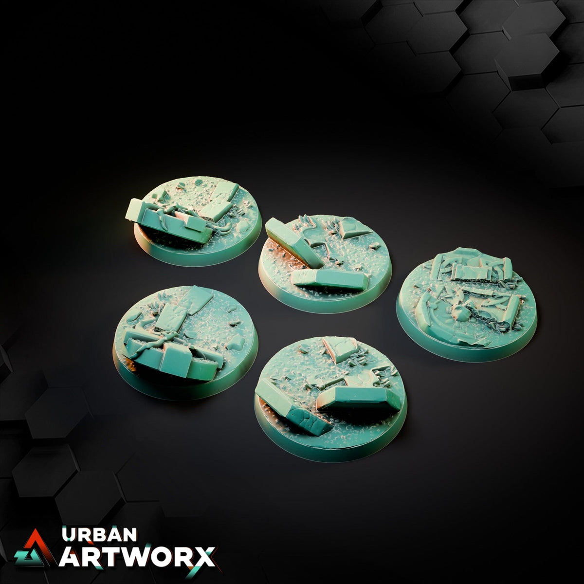 Tabletop Bases - Txarli Factory - Graveyard Bases Bases Txarli Factory Round 40mm (5) 
