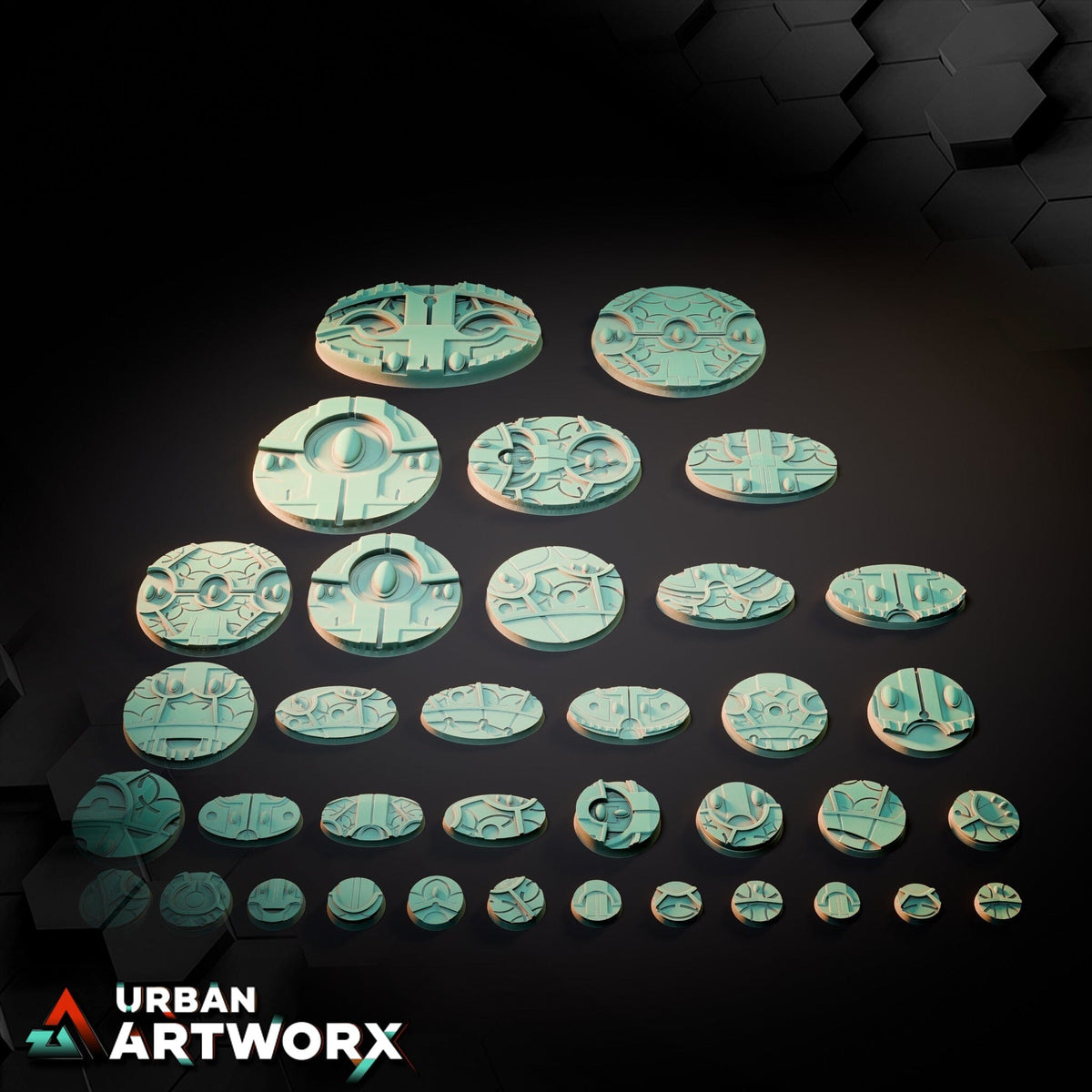 Tabletop Bases - Txarli Factory - Magic Temple Bases Bases Txarli Factory 