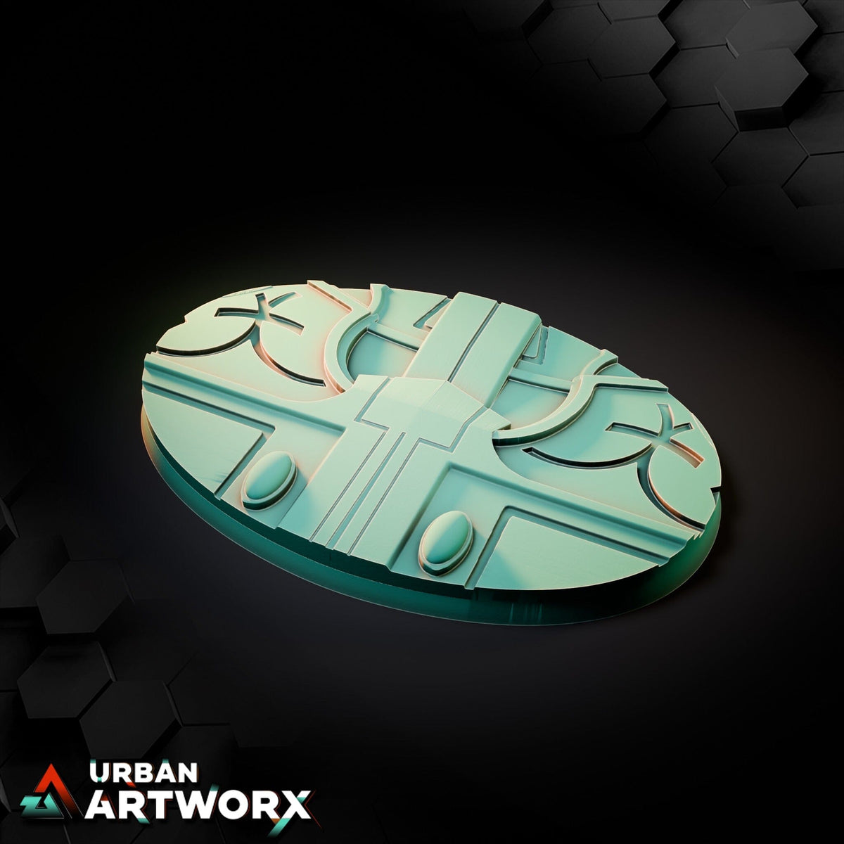 Tabletop Bases - Txarli Factory - Magic Temple Bases Bases Txarli Factory Oval 105x70mm 