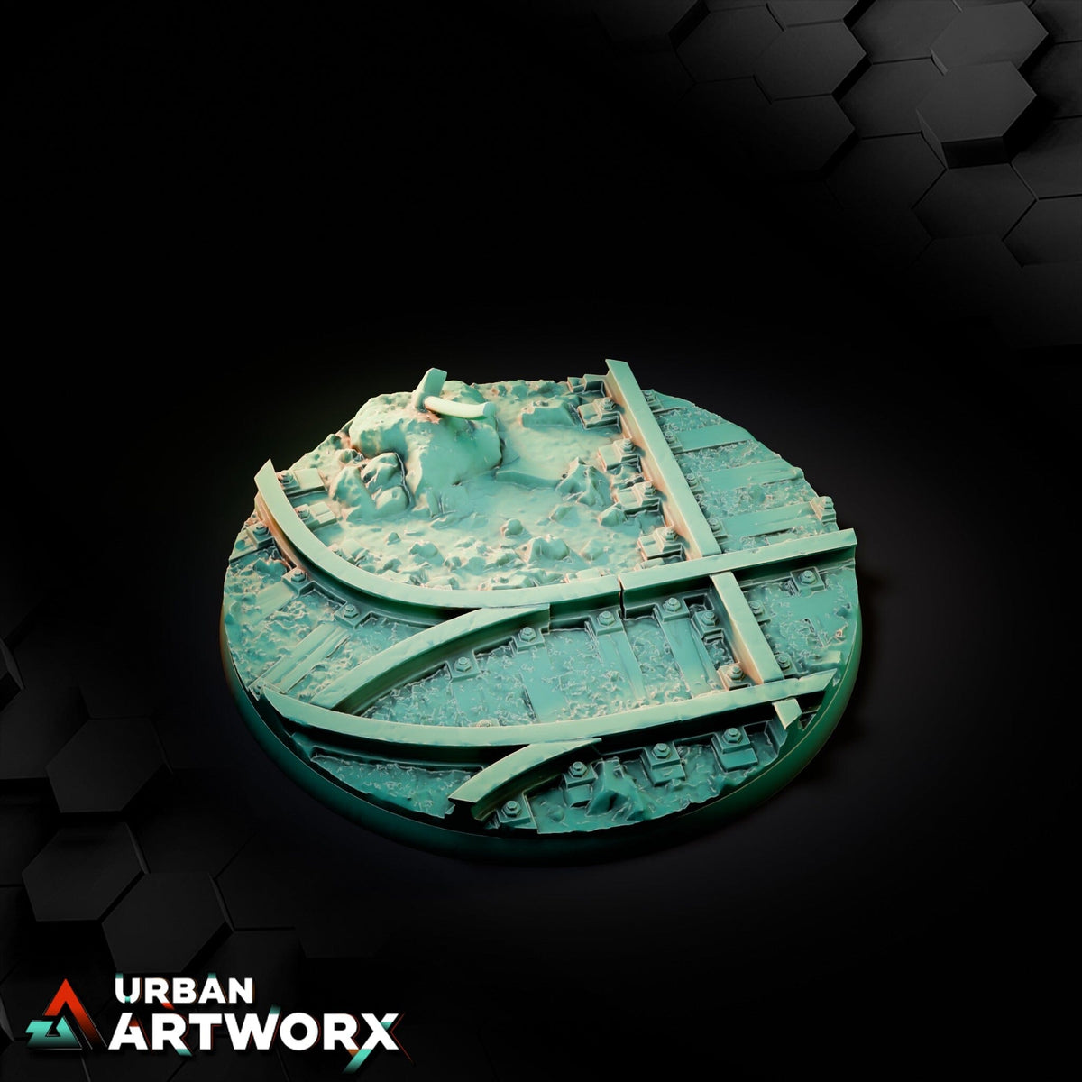 Tabletop Bases - Txarli Factory - Mines Bases Txarli Factory Round 90mm 