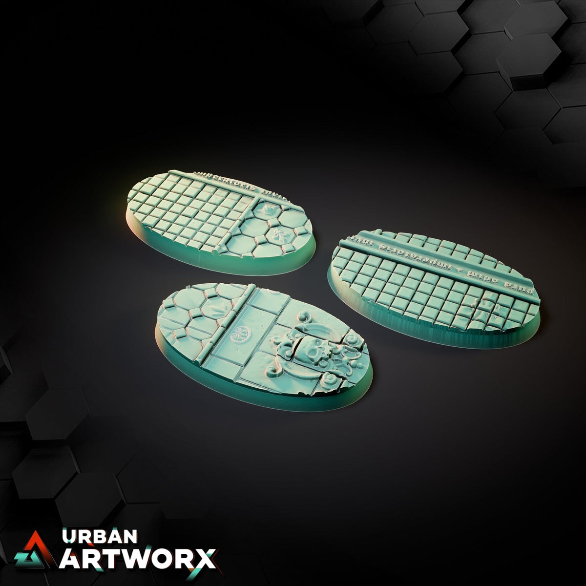 Tabletop Bases - Txarli Factory - Royal Palace Bases Bases Txarli Factory Oval 60x35mm (3) 