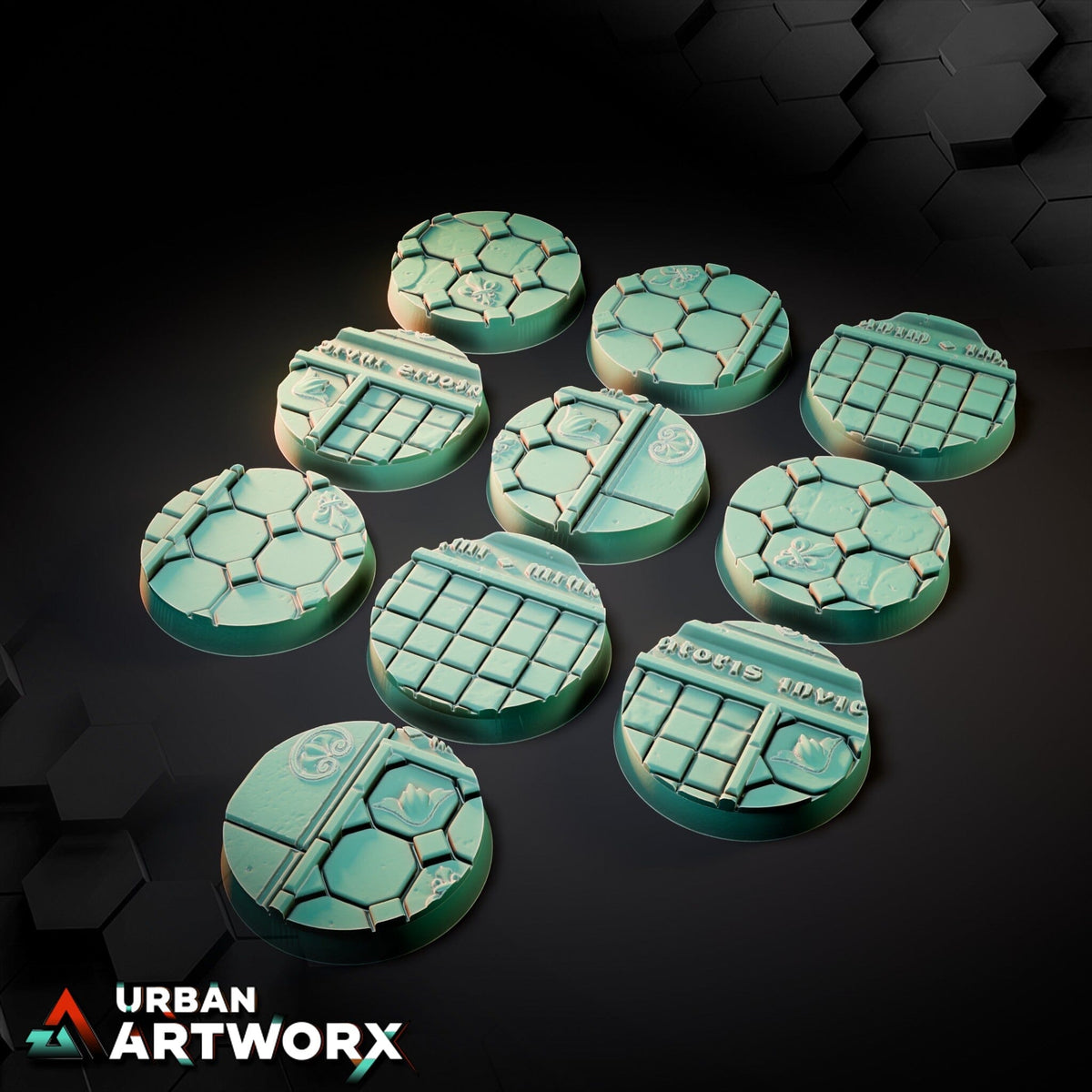 Tabletop Bases - Txarli Factory - Royal Palace Bases Bases Txarli Factory Round 25mm (10) 