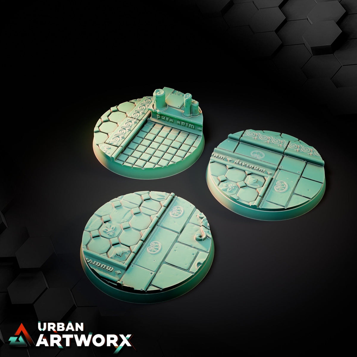 Tabletop Bases - Txarli Factory - Royal Palace Bases Bases Txarli Factory Round 50mm (3) 