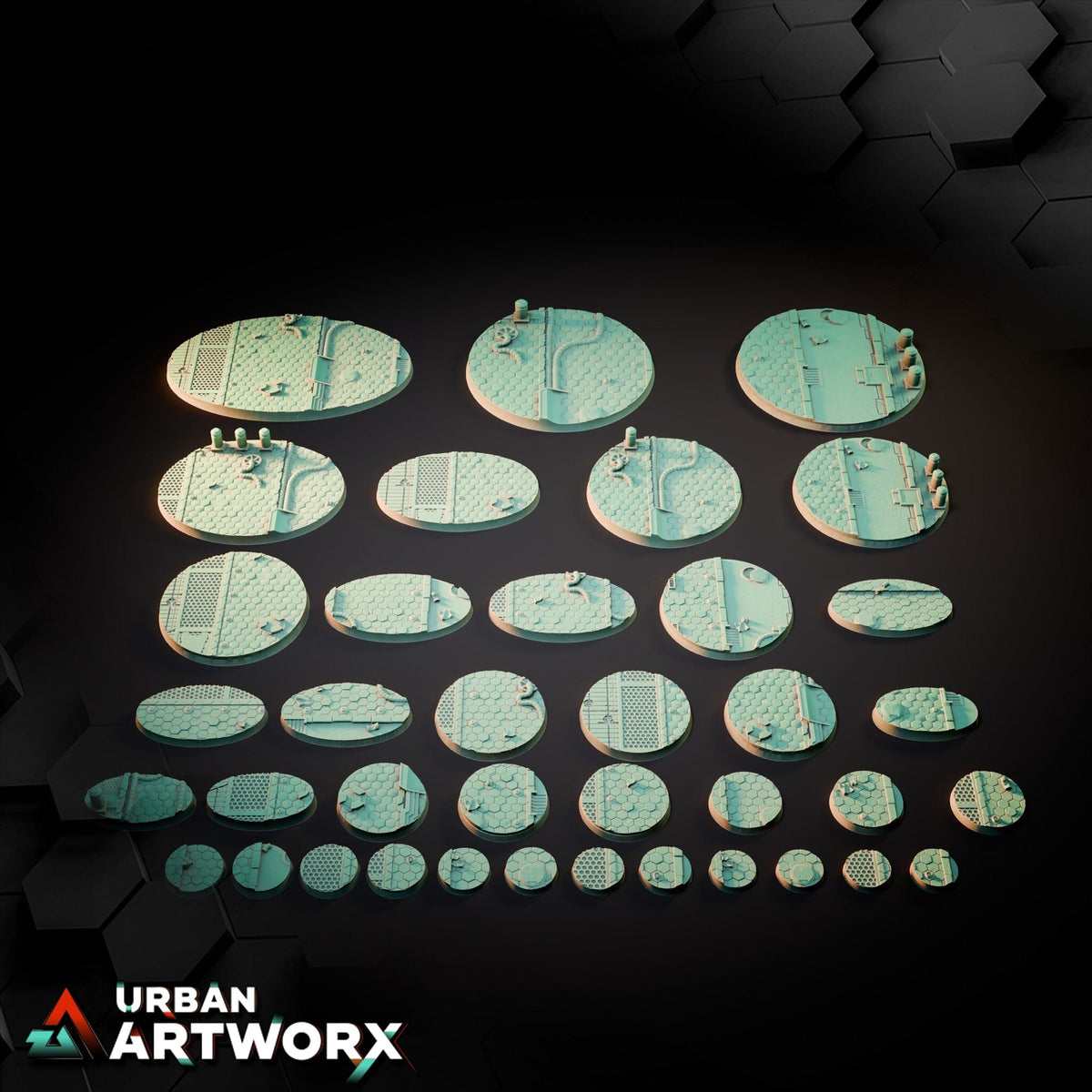 Tabletop Bases - Txarli Factory - Sci Fi City Bases Bases Txarli Factory 
