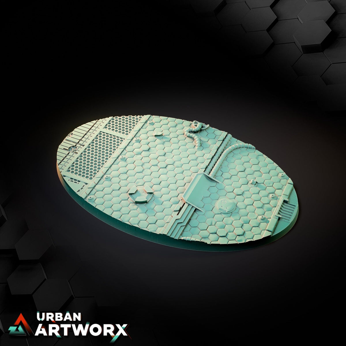Tabletop Bases - Txarli Factory - Sci Fi City Bases Bases Txarli Factory Oval 170x105mm 