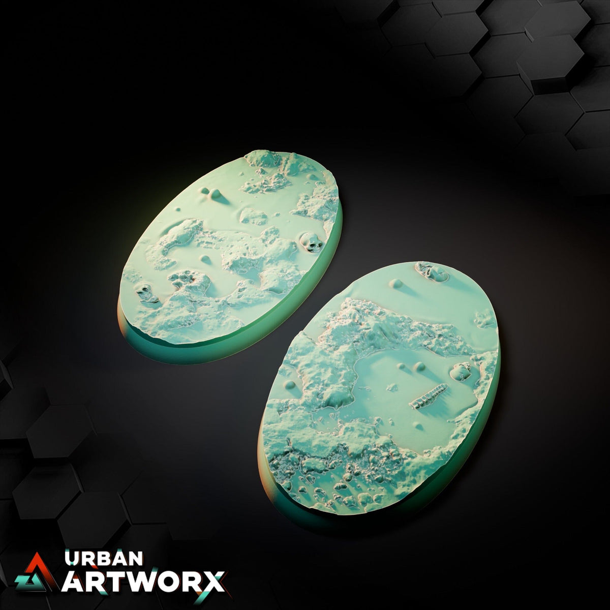 Tabletop Bases - Txarli Factory - Swamp Bases Txarli Factory Oval 75x42mm (2) 