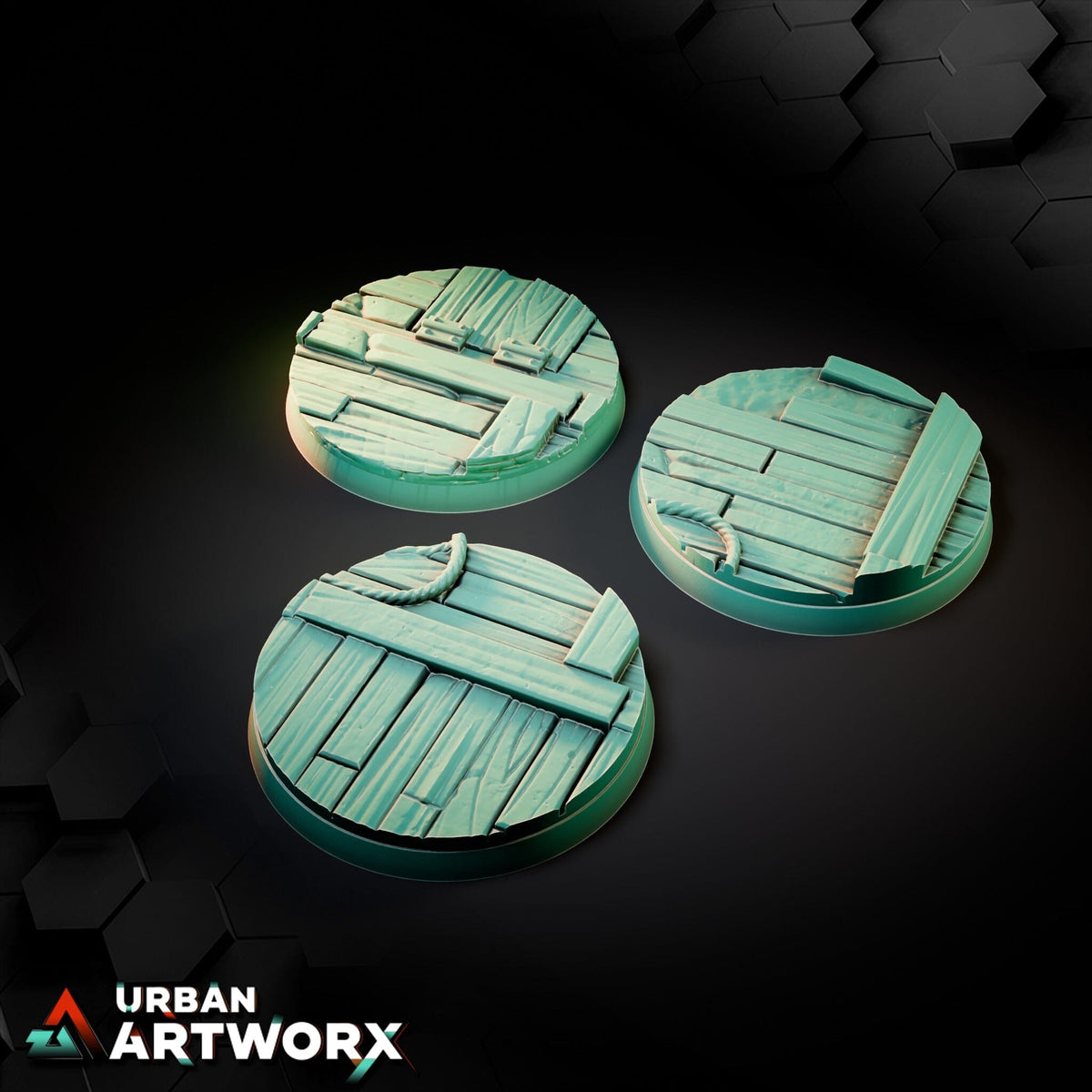 Tabletop Bases - Txarli Factory - Wooden Bases Bases Txarli Factory Round 50mm (3) 