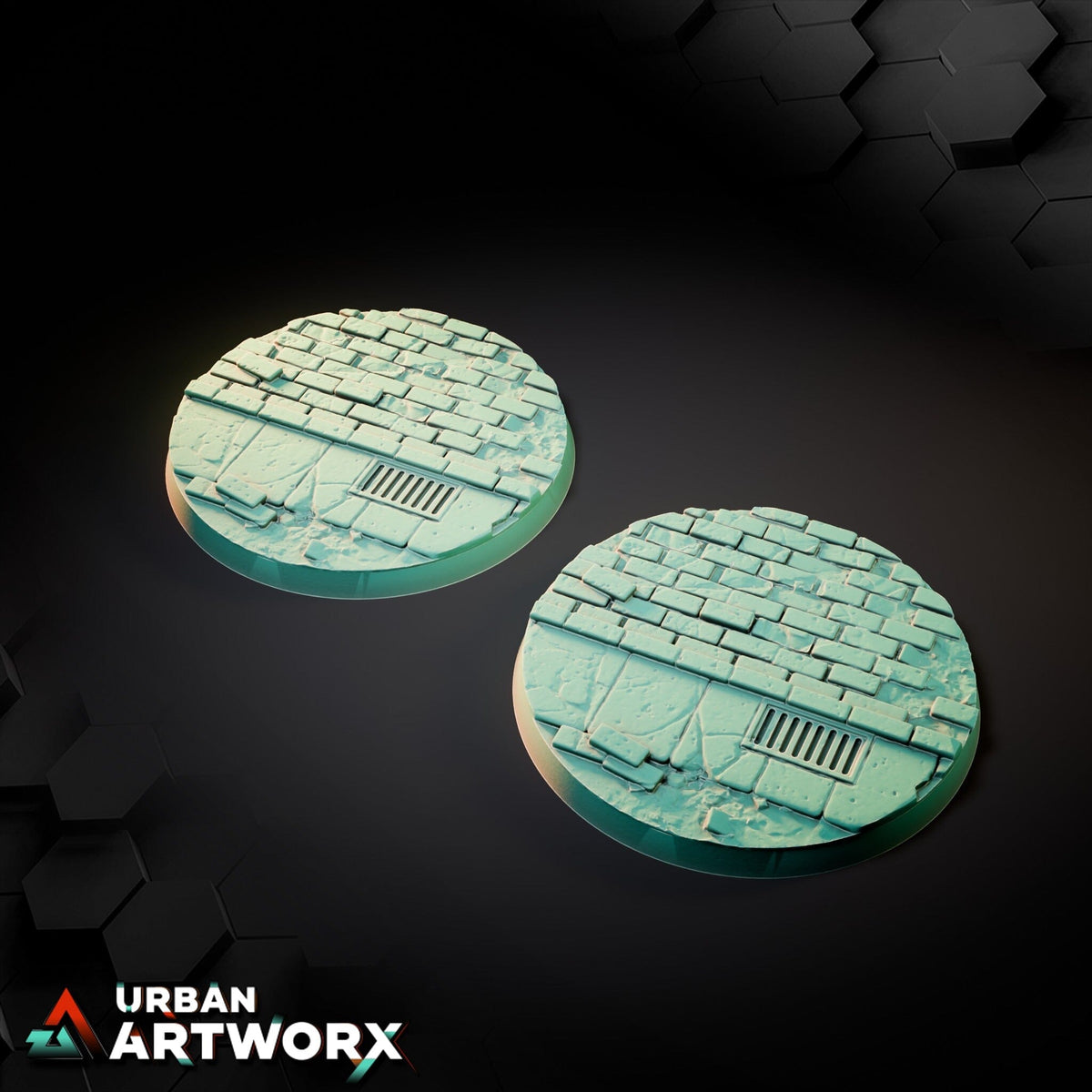 Tabletop Bases - Txarli Factory - WW II City Bases Bases Txarli Factory Round 60mm (2) 