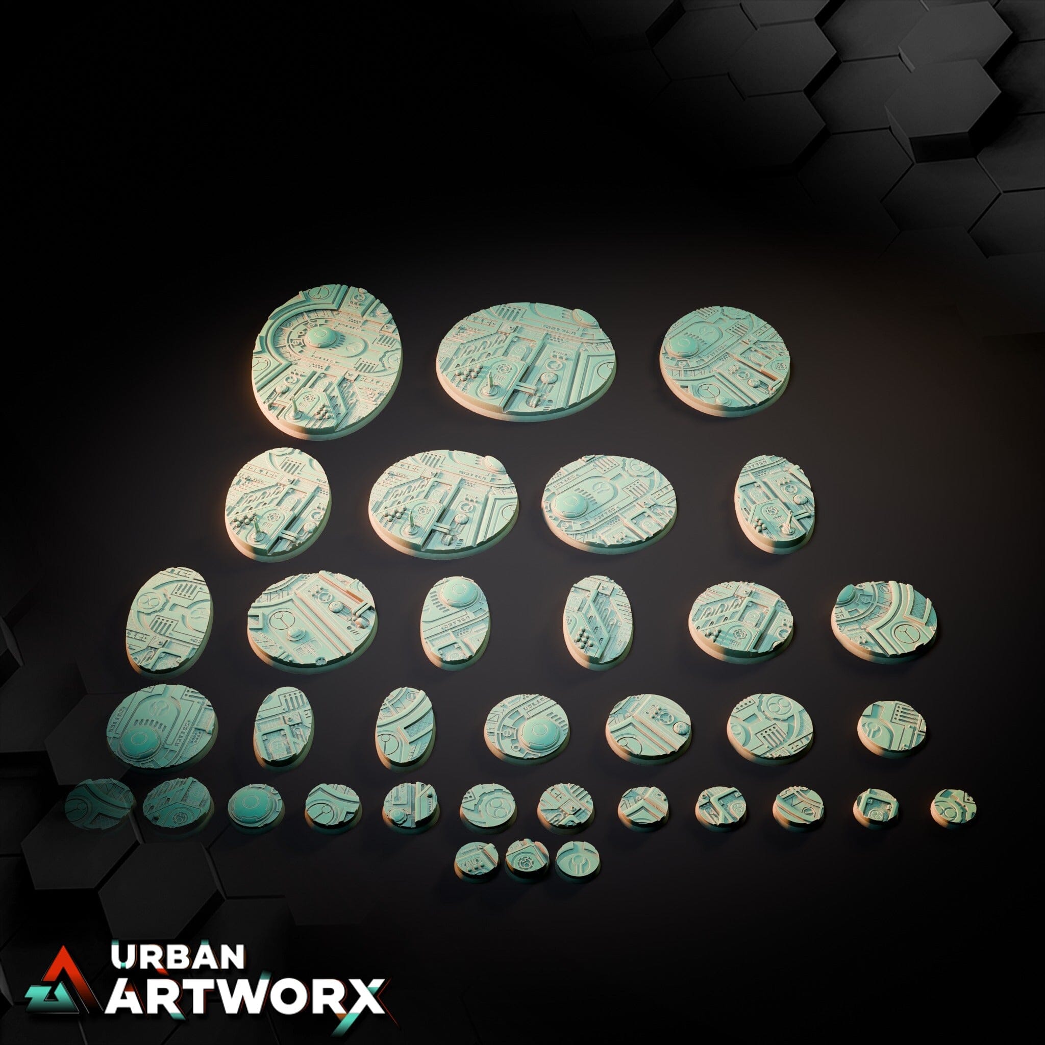 Tabletop Bases - Txarli Factory - Xeno City Bases Txarli Factory 