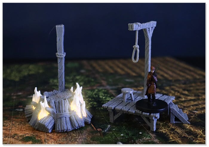 Tabletop Gelände - City of Tarok - Dressing Items Complete Set Black Scrolls Games 