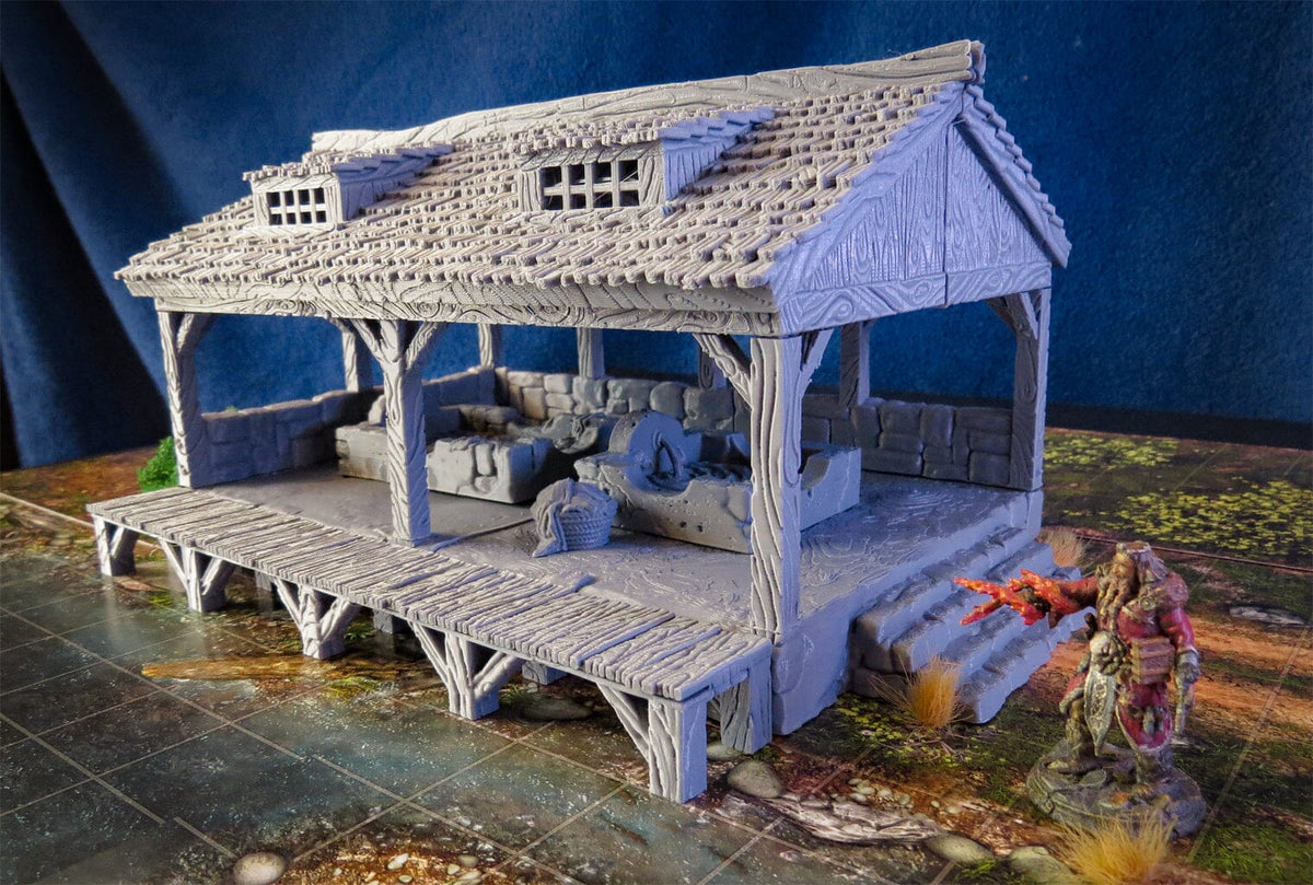 Tabletop Gelände - City of Tarok - Woodcutter Black Scrolls Games 