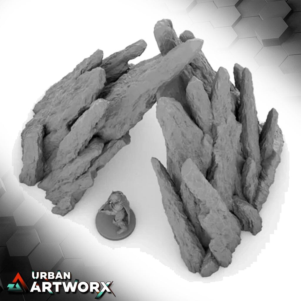 Tabletop Gelände - Imperial Terrain - This is the Terrain Set 1 Imperial Terrain Cave 