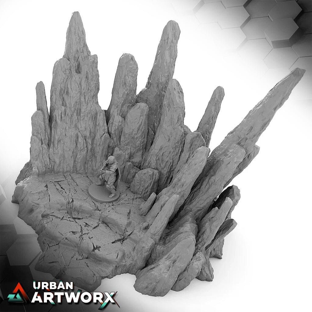 Tabletop Gelände - Imperial Terrain - This is the Terrain Set 1 Imperial Terrain Small Elevated Terrain 02 
