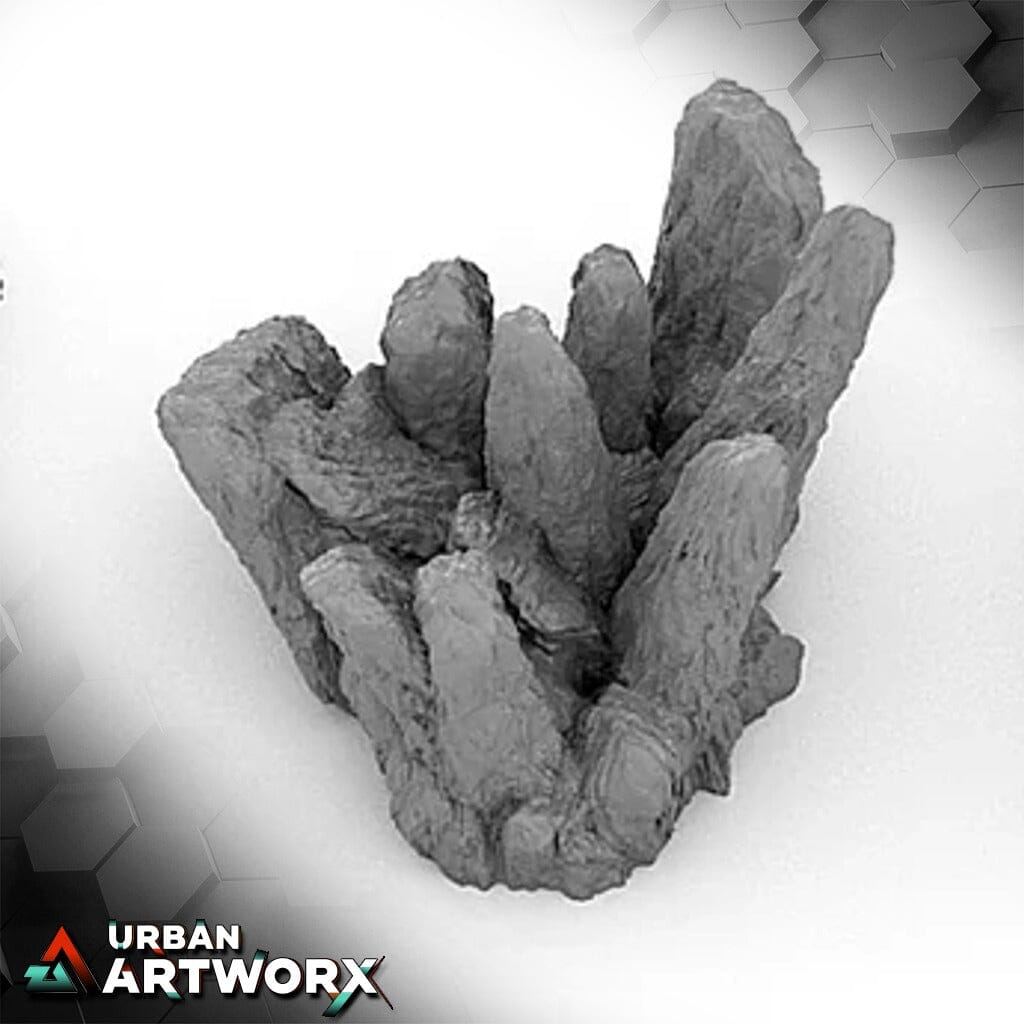 Tabletop Gelände - Imperial Terrain - This is the Terrain Set 1 Imperial Terrain Small Single Rocks 04 