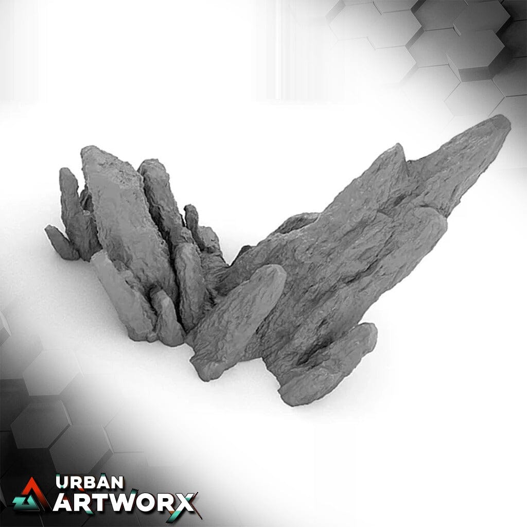 Tabletop Gelände - Imperial Terrain - This is the Terrain Set 1 Imperial Terrain Small Single Rocks 06 