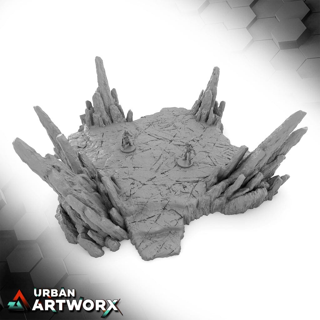 Tabletop Gelände - Imperial Terrain - This is the Terrain Set 2 Imperial Terrain Huge Elevated Terrain 01 