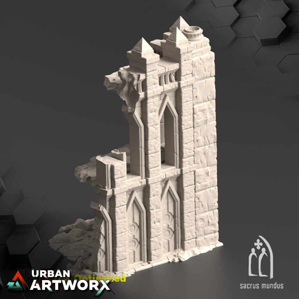 Tabletop Gelände - Sacrusmundus - Ashkaris - Corner Ruin B Sacrusmundus 